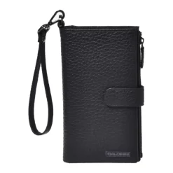 Tumbled Leather Zipped Wallet