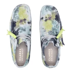 Turquoise Tie Dye Wallabee Boot