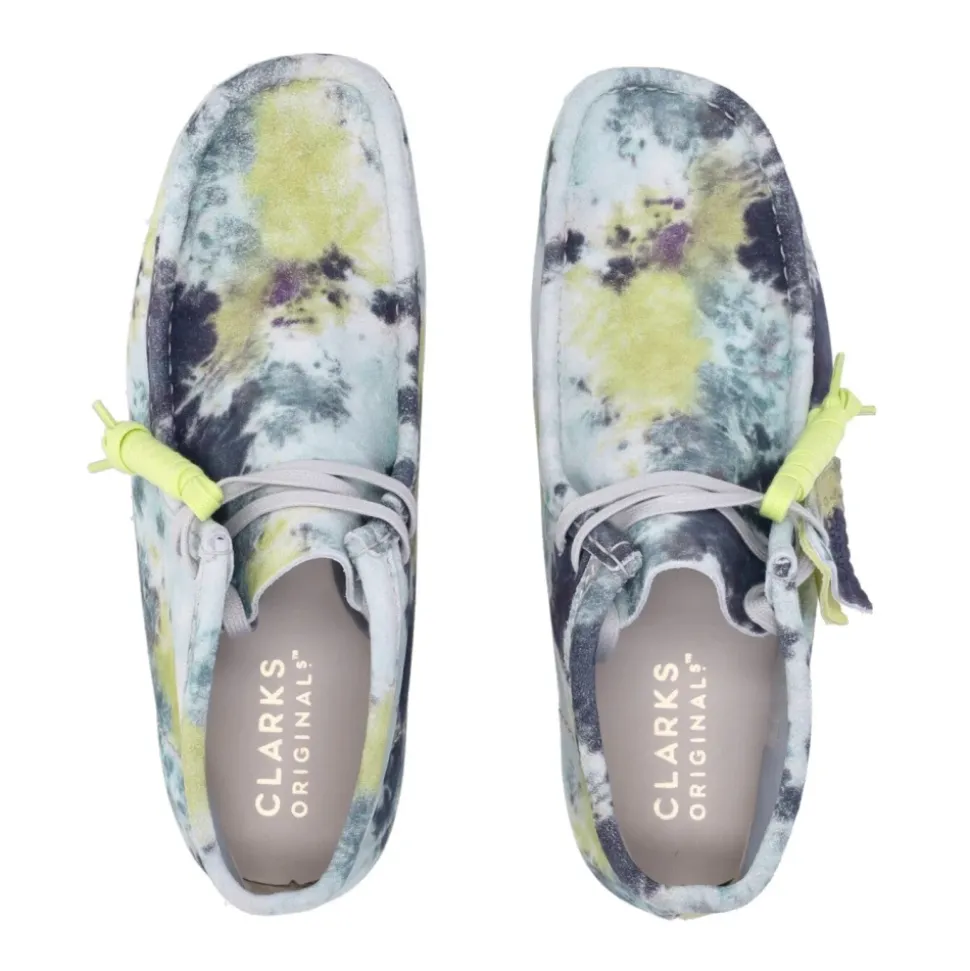 Turquoise Tie Dye Wallabee Boot