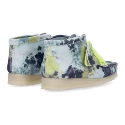 Turquoise Tie Dye Wallabee Boot