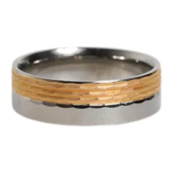 TwoTone Textured Ring