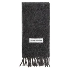 Two-tone wool scarf