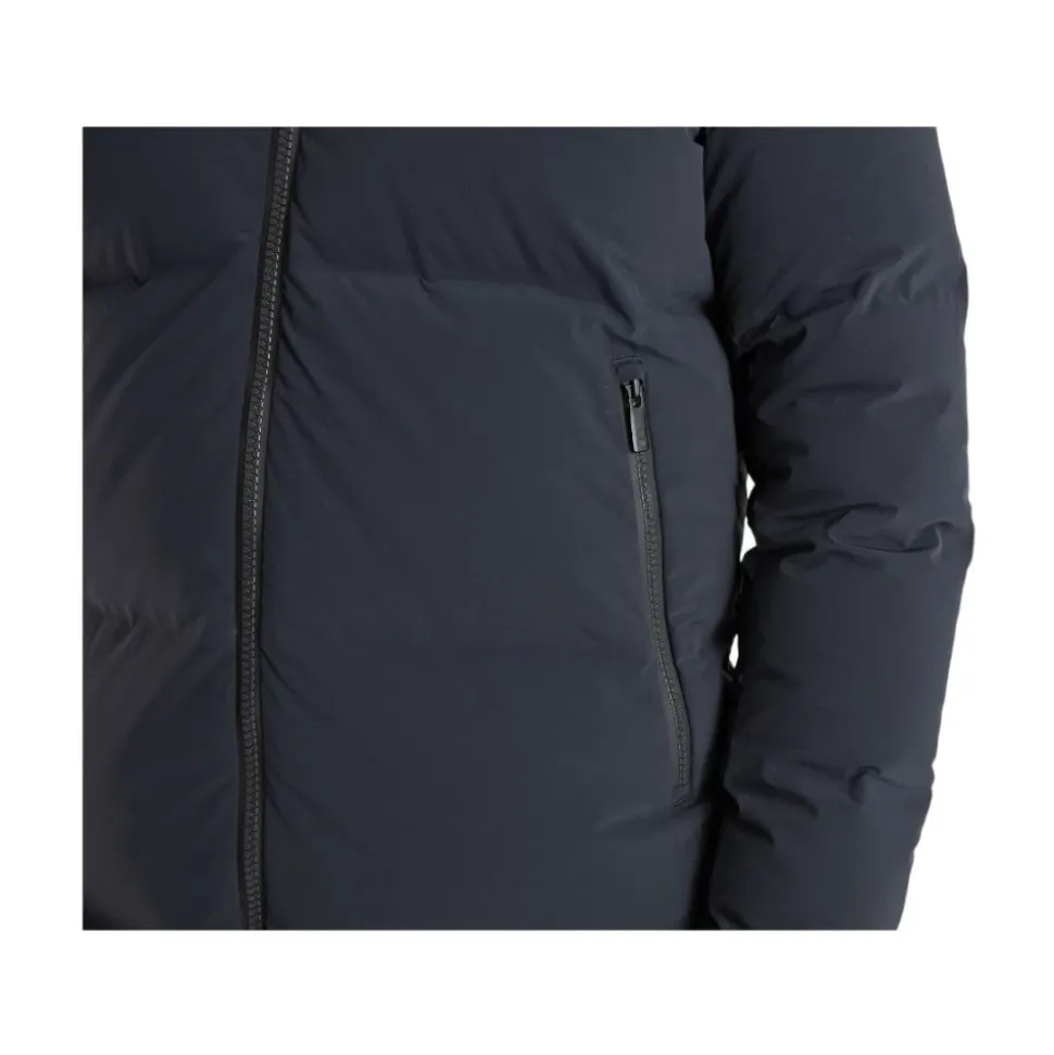 Ultra Warm Black Parka Coat