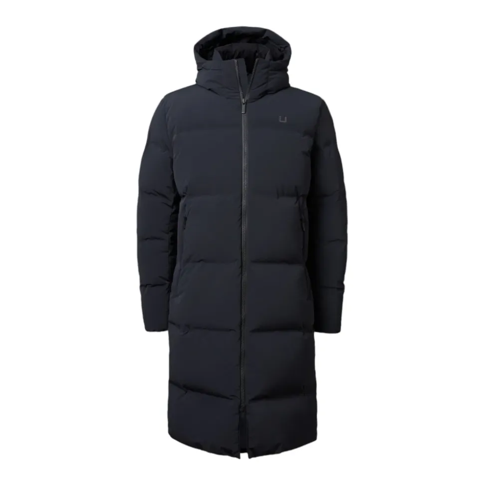 Ultra Warm Black Parka Coat
