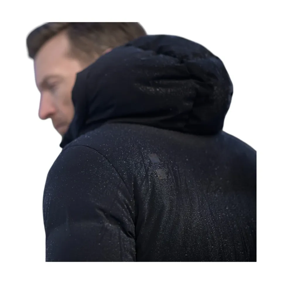 Ultra Warm Black Parka Coat