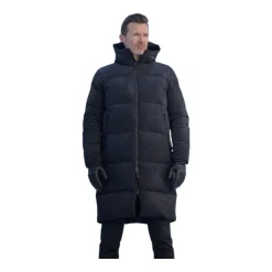 Ultra Warm Black Parka Coat