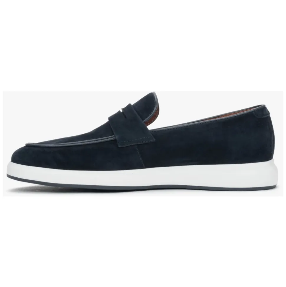 Velour Loafers on a Flexible Sole