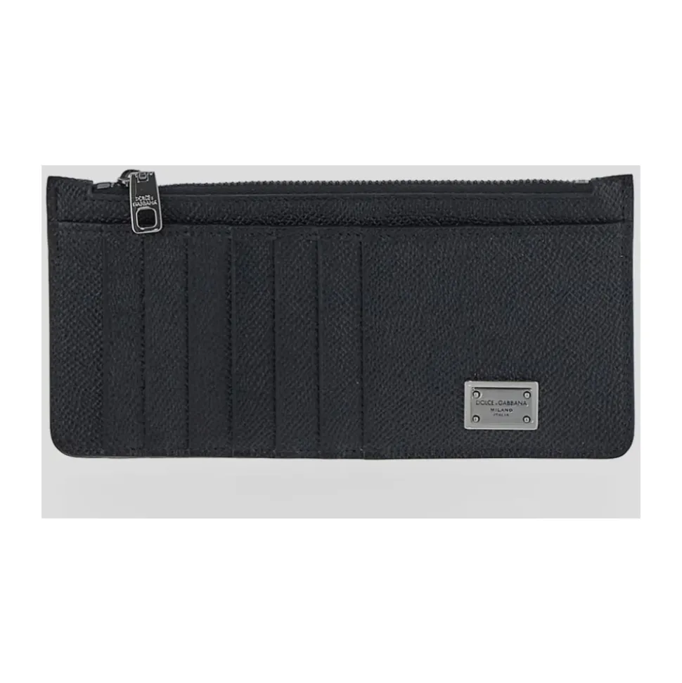 Vertical Card Holder with Zipper