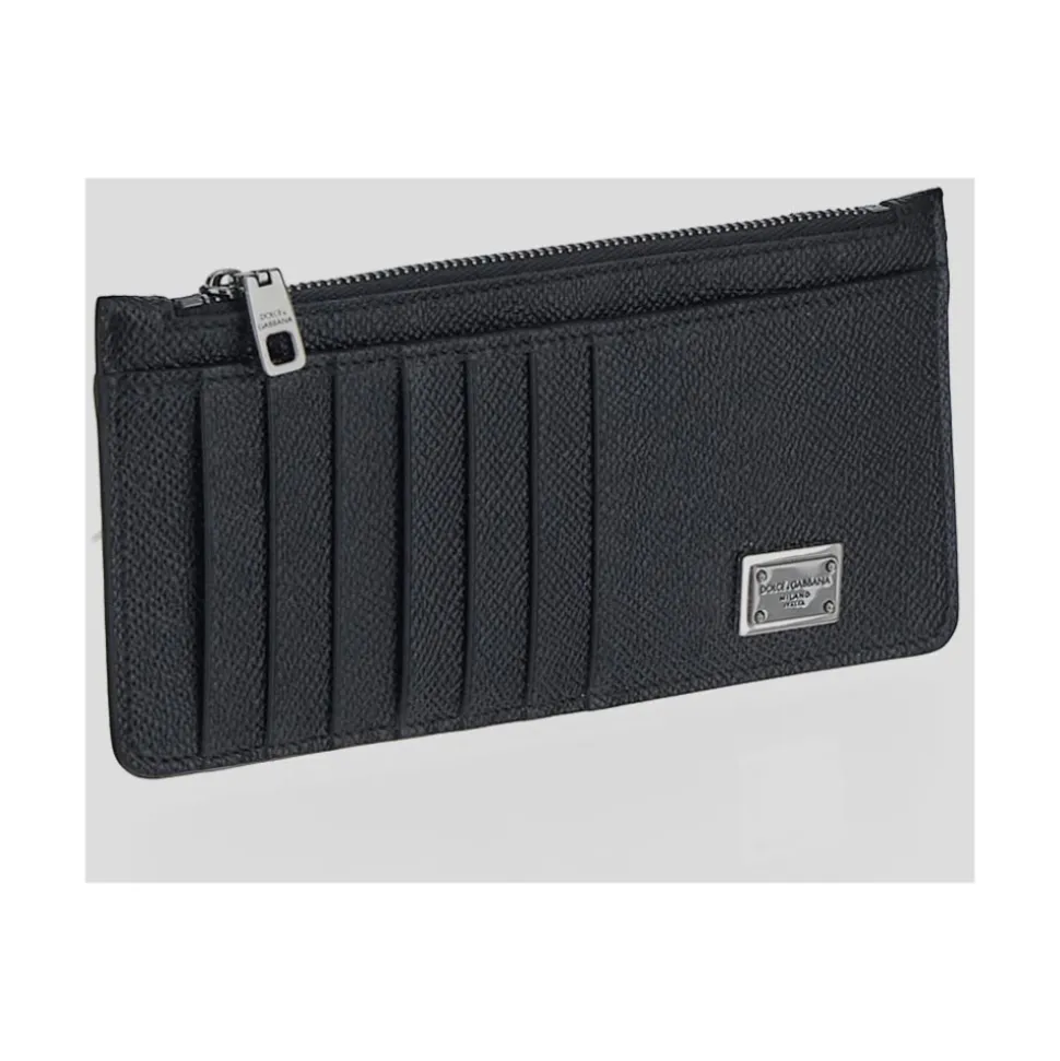Vertical Card Holder with Zipper