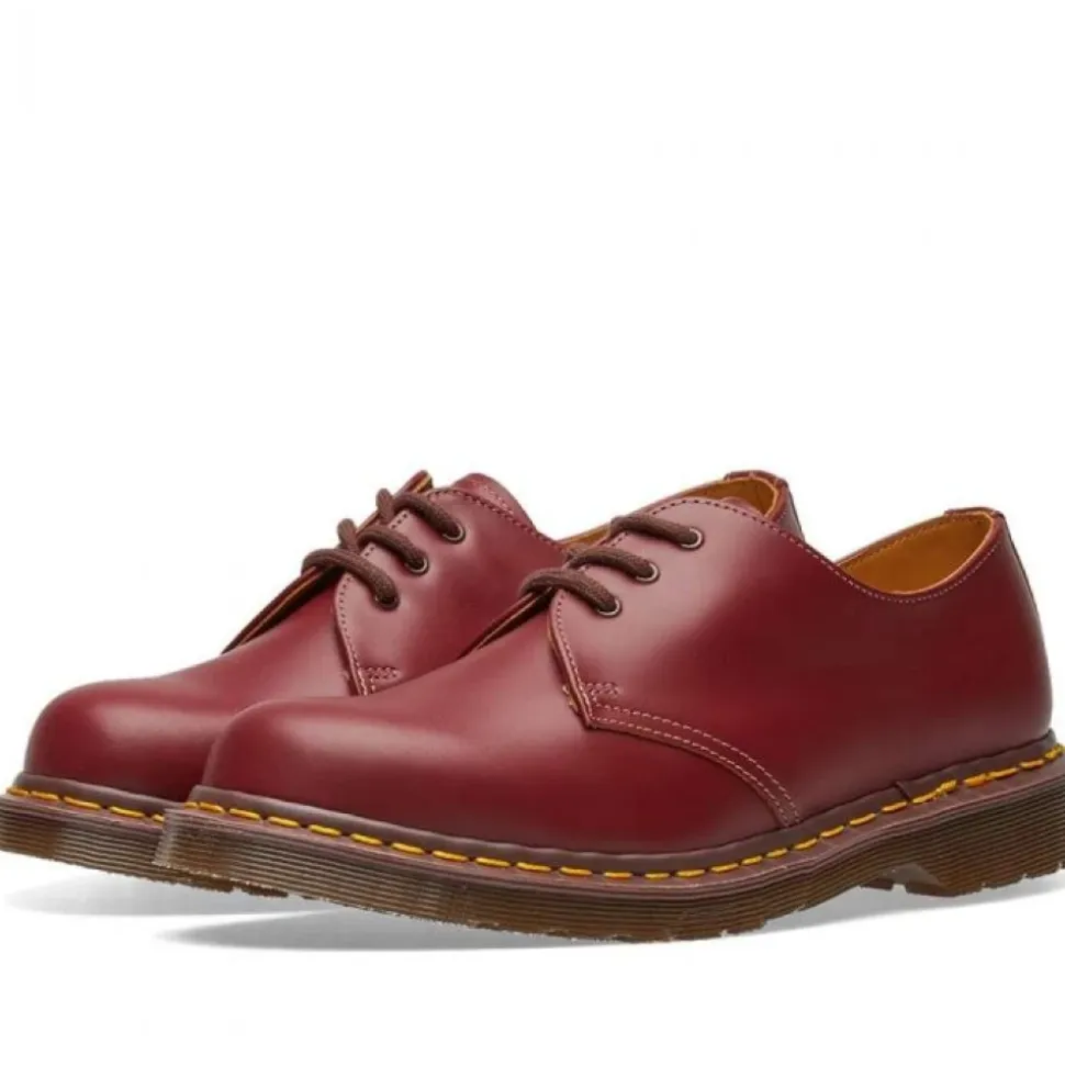 Vintage 1461 Made In England Oxblood Leather Shoe