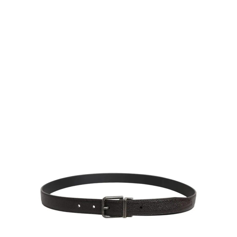 Vintage Style Silver Buckle Belt