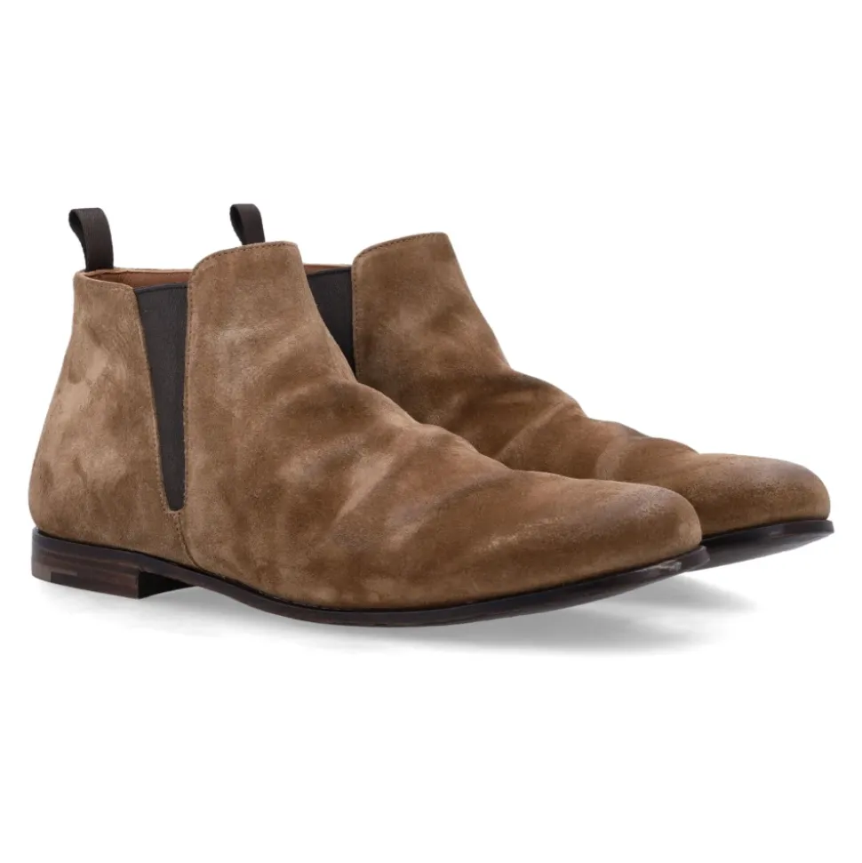 Vintage Suede Ankle Boots