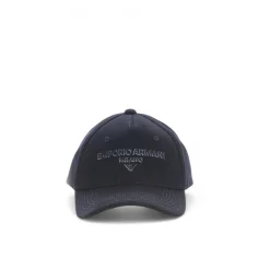 Virgin-wool Baseball Cap with Embroidered Logo