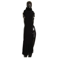 Virgin Wool Knitted Wrap Shawl Scarf