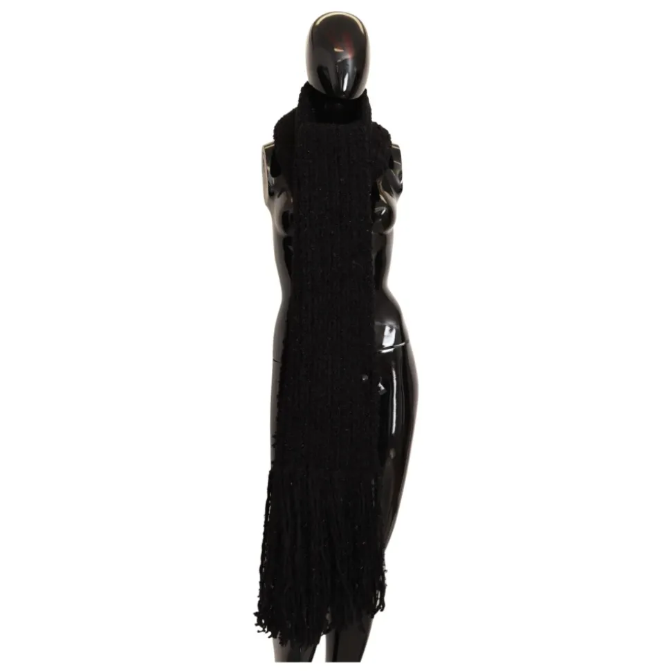 Virgin Wool Knitted Wrap Shawl Scarf