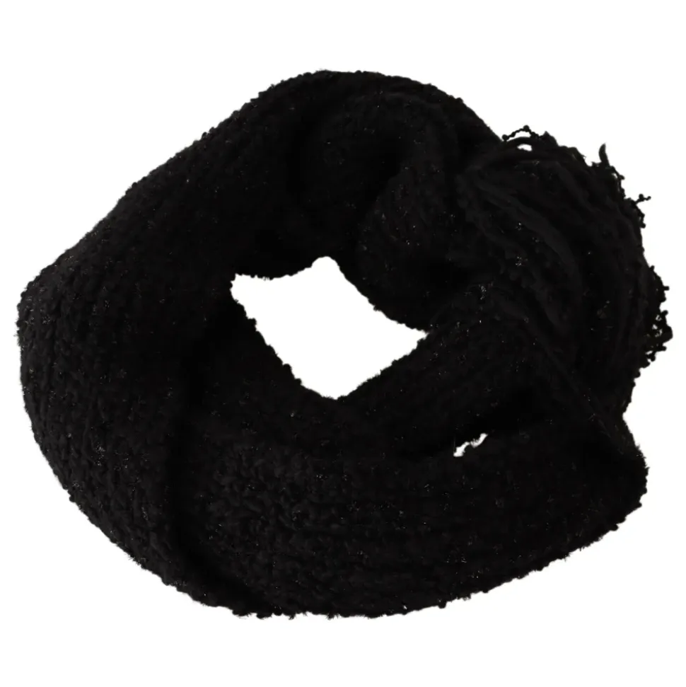 Virgin Wool Knitted Wrap Shawl Scarf