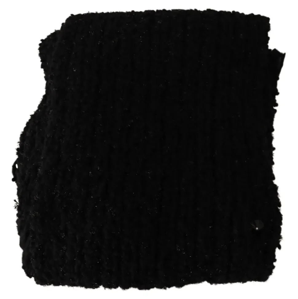 Virgin Wool Knitted Wrap Shawl Scarf