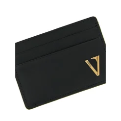 V Leather Card Holder