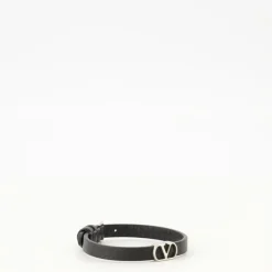 VLogo Signature Leather Bracelet