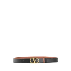 Vlogo Signature Reversible Shiny Calfskin Belt 30 Mm