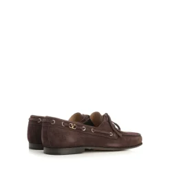 VLogo Signature Suede Loafers