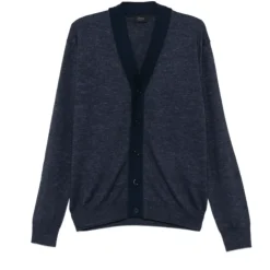 V-neck Button Cardigan