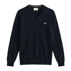 V-neck Cotton Sweater