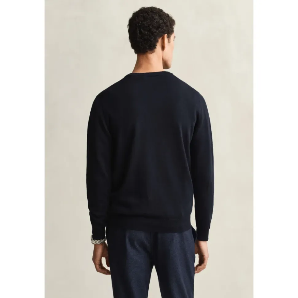 V-neck Cotton Sweater