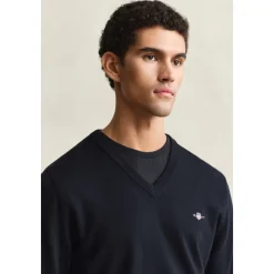 V-neck Cotton Sweater