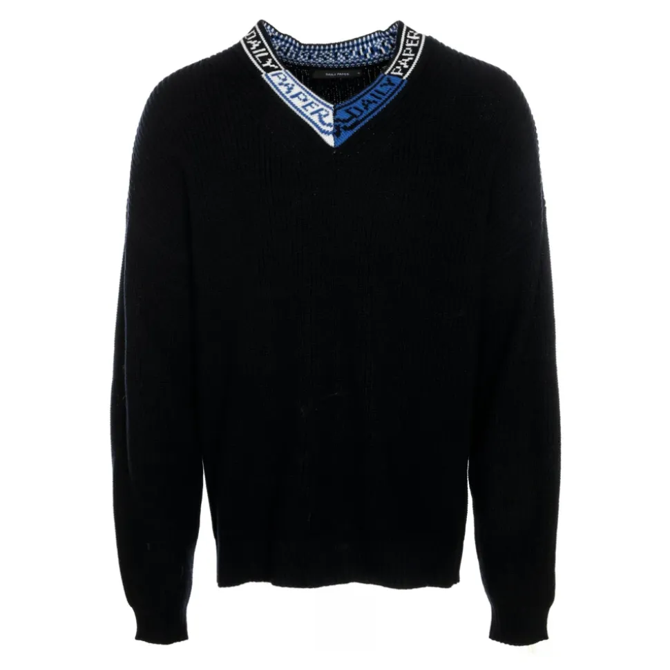 V-Neck Knit Sweater