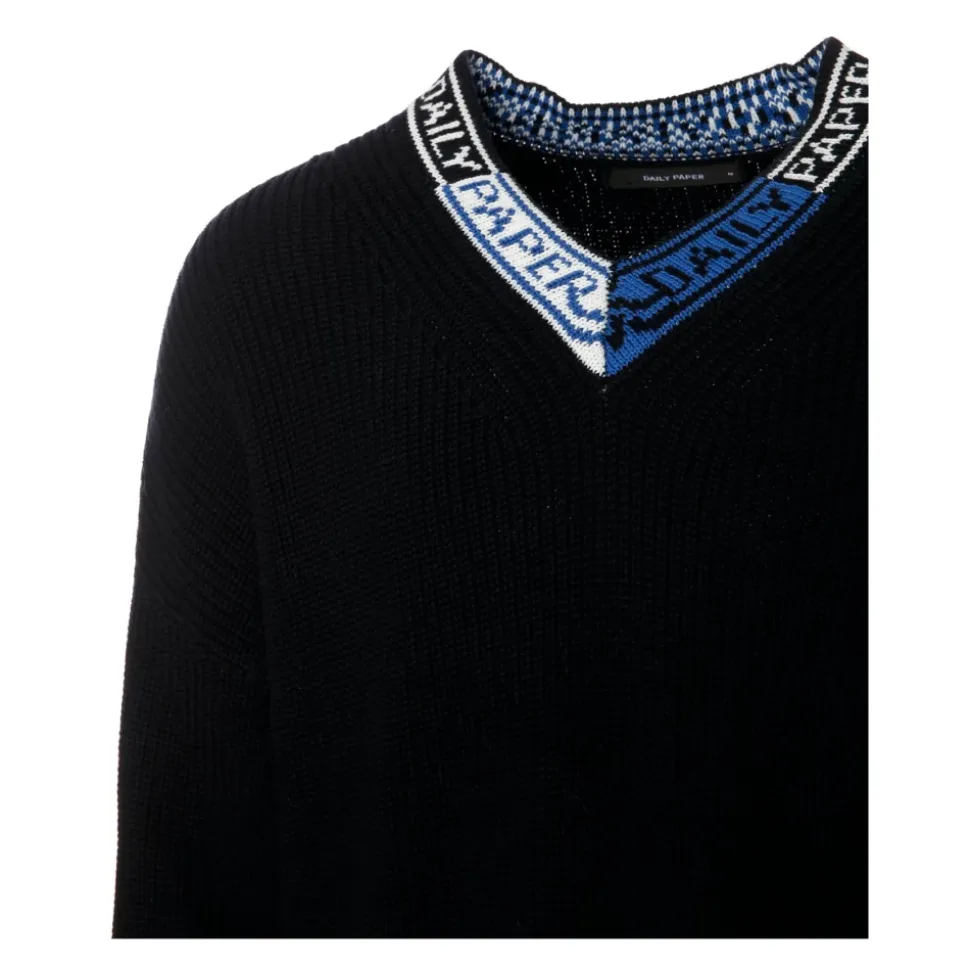 V-Neck Knit Sweater
