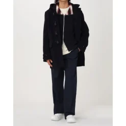 Warm Hooded Duffle Coat