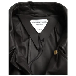 Waterproof Leather Trench Coat Jacket