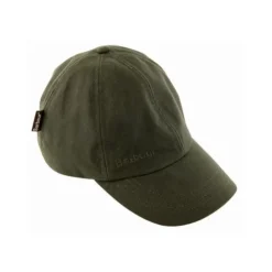 Waxed Cotton Winter Cap with Visor