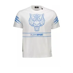 White Cotton Men's T-Shirt
