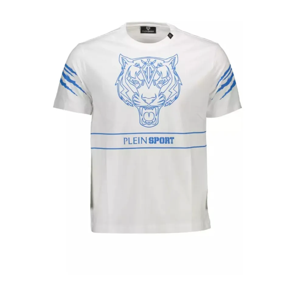 White Cotton Men's T-Shirt
