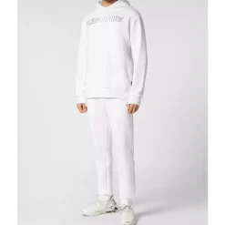 White Hoodie with Tiger Print