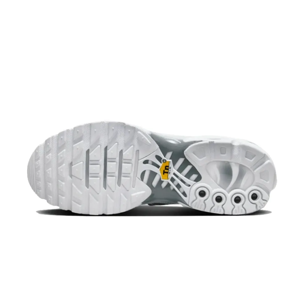 White Metallic Silver Air Max Plus