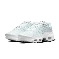 White Metallic Silver Air Max Plus