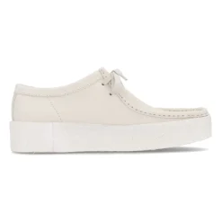 White Nubuck Moccasin Lifestyle Shoe