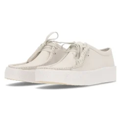 White Nubuck Moccasin Lifestyle Shoe