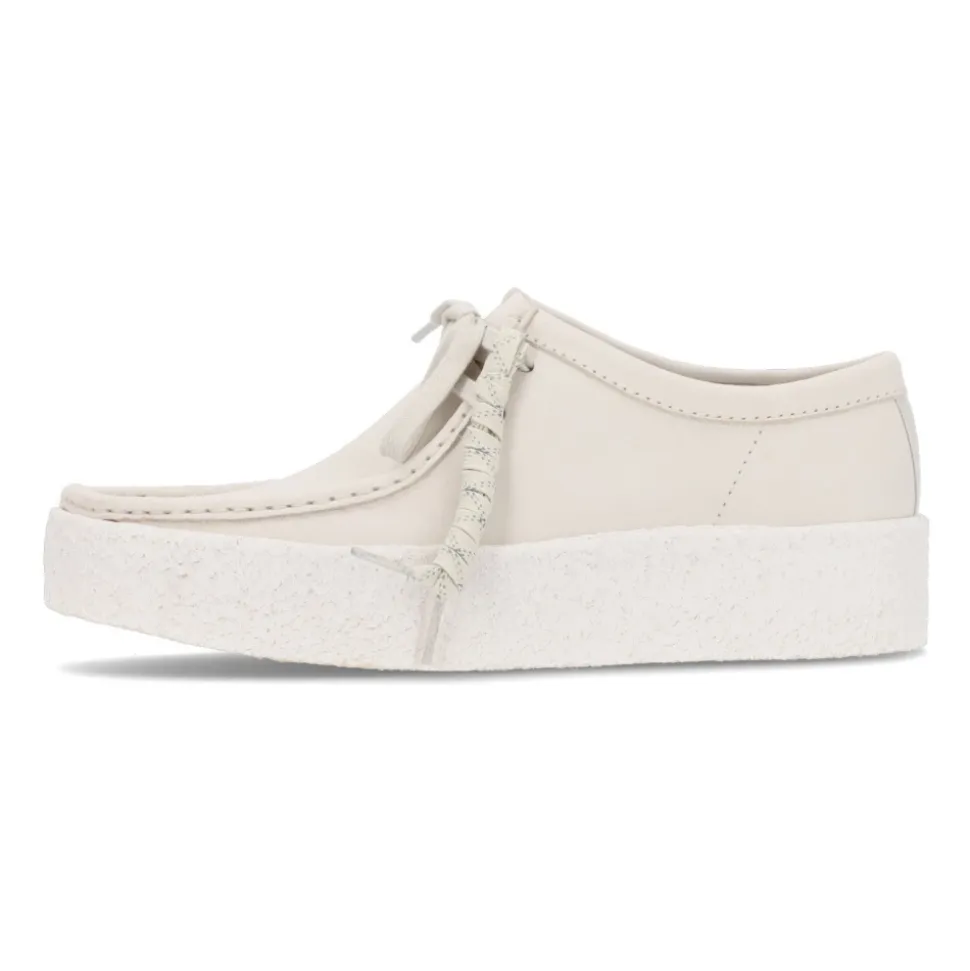 White Nubuck Moccasin Lifestyle Shoe