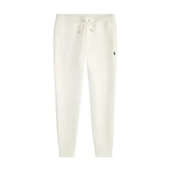 White Ribbed Cuff Trousers AW25