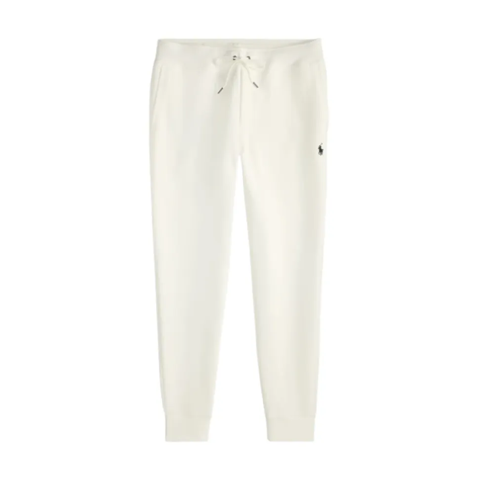 White Ribbed Cuff Trousers AW25