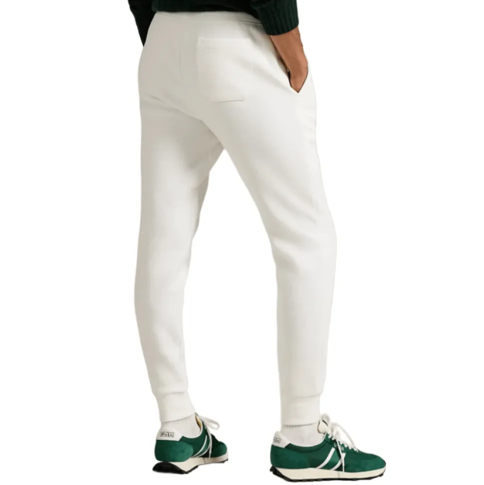 White Ribbed Cuff Trousers AW25