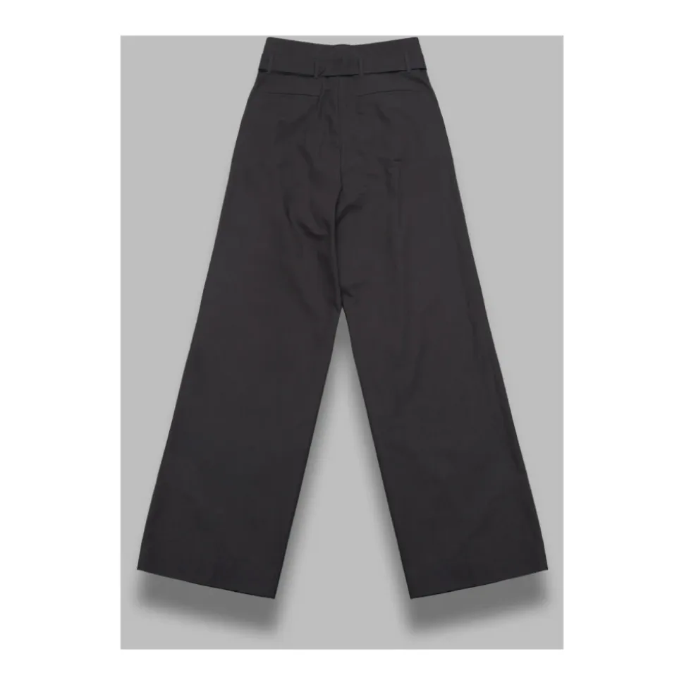 Wide Cotton Poplin Pants