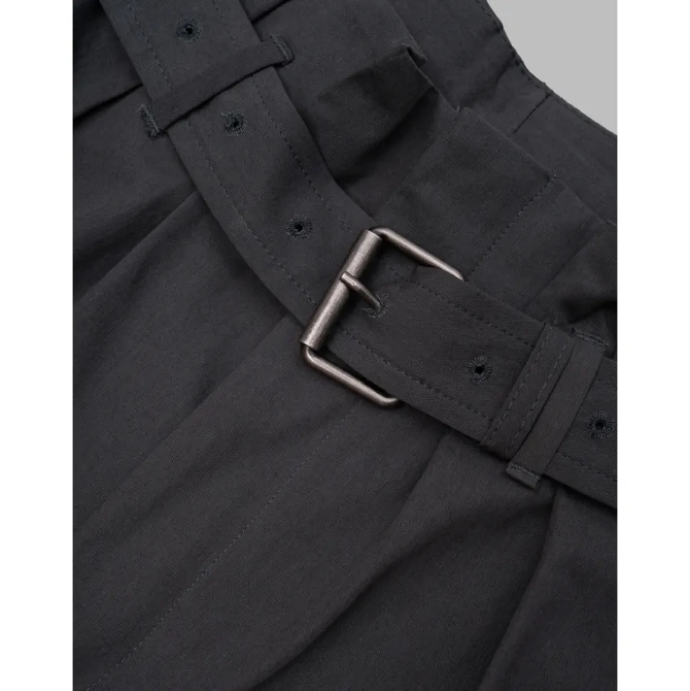 Wide Cotton Poplin Pants