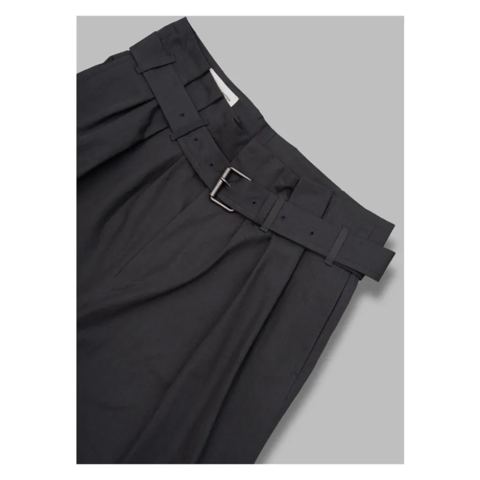 Wide Cotton Poplin Pants