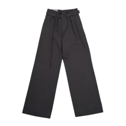 Wide Cotton Poplin Pants