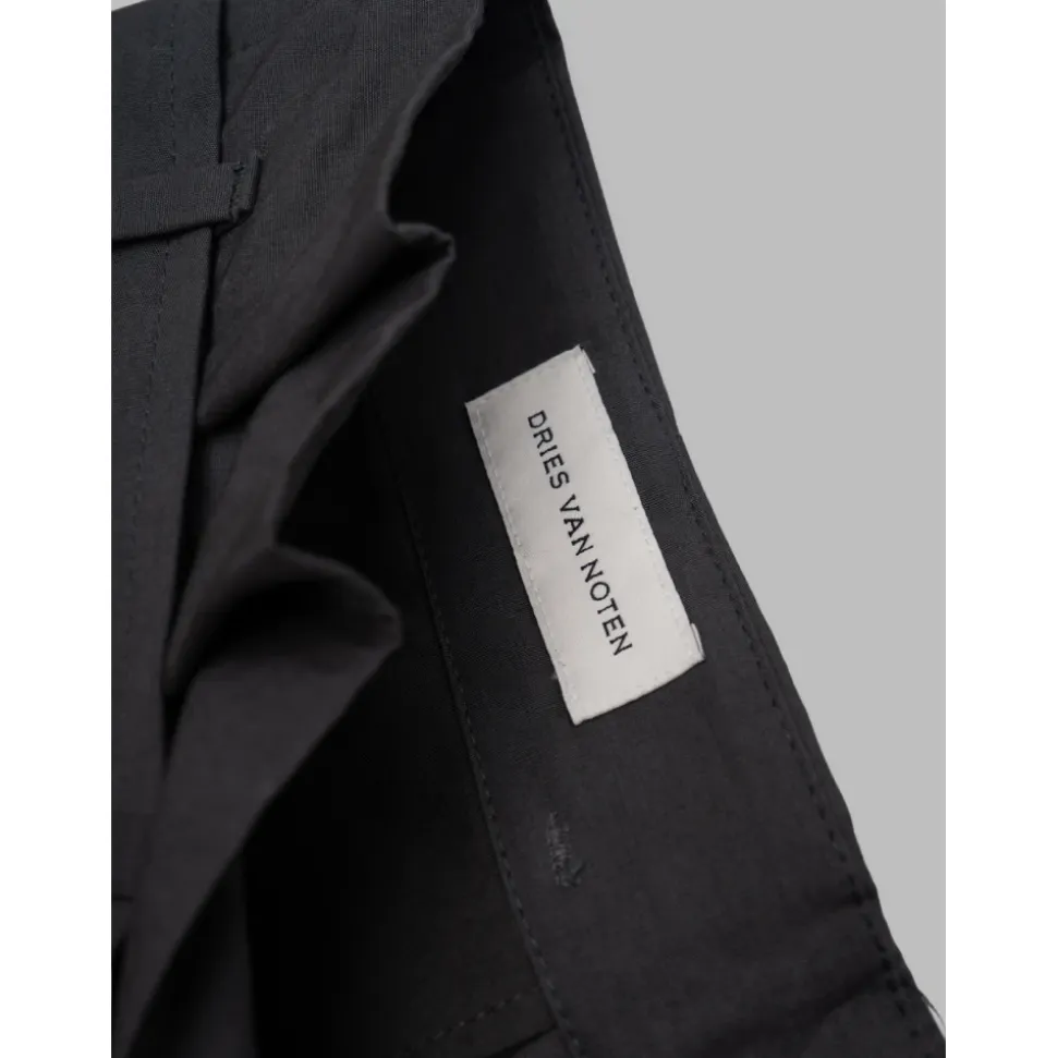 Wide Cotton Poplin Pants
